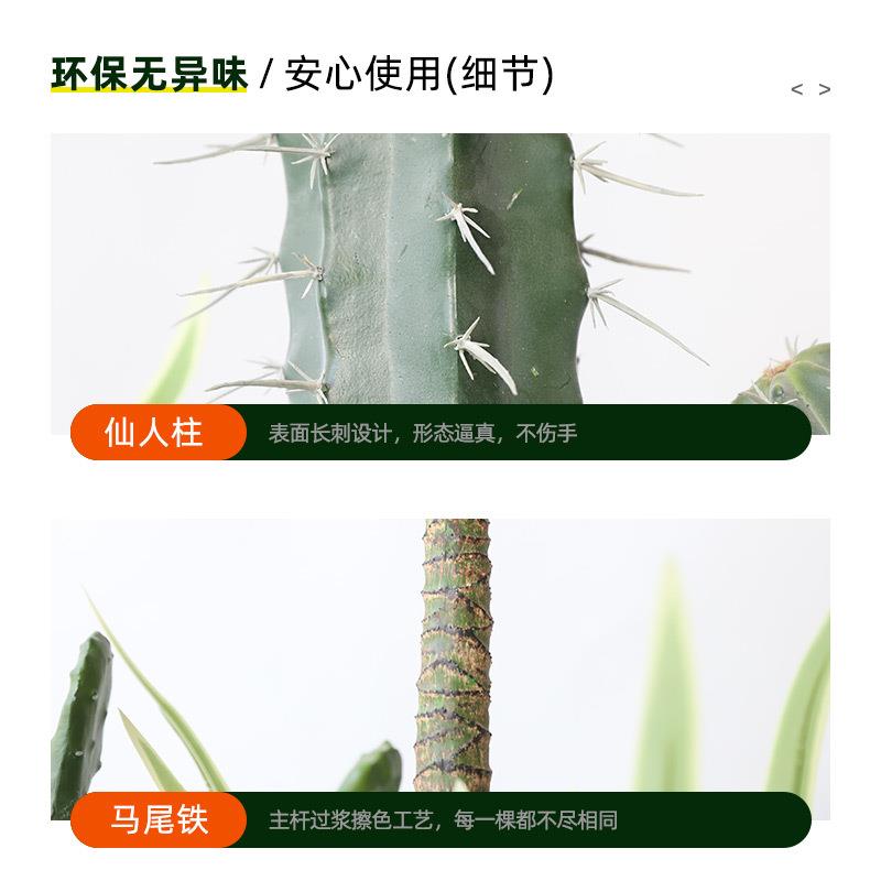 仿真植物户外花箱绿植装饰套装餐厅咖啡厅网红店花箱隔断造景景观