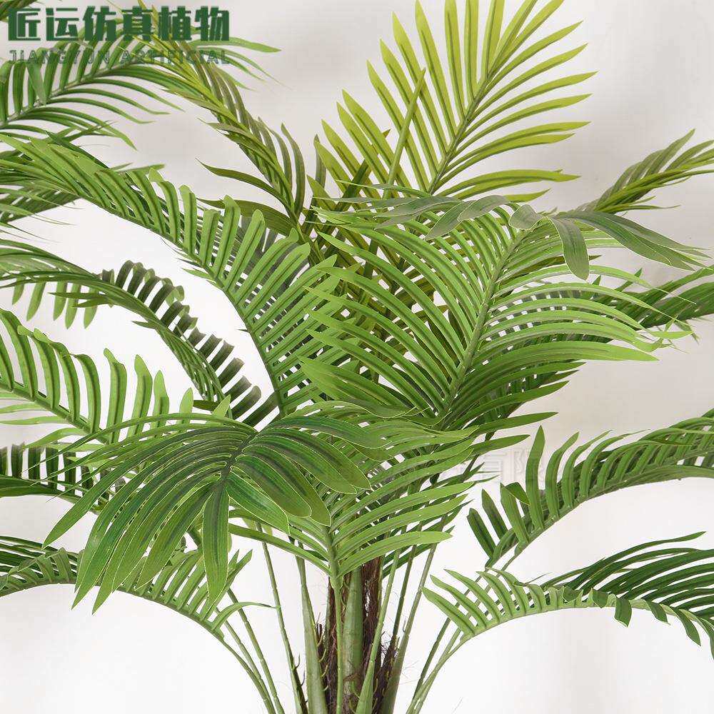 室内软装大型仿真针葵树植物盆栽 塑胶杆针葵树造景葵树仿生植物