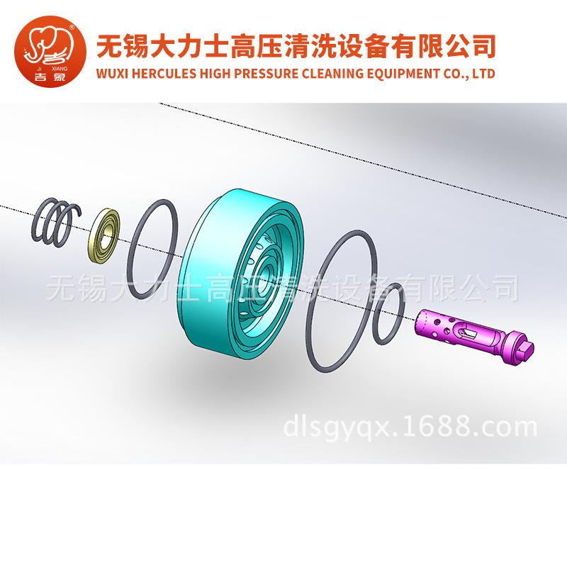 厂备家定 制50MPa电机1驱动高压清洗机 高压力3DP132-3图清洗设