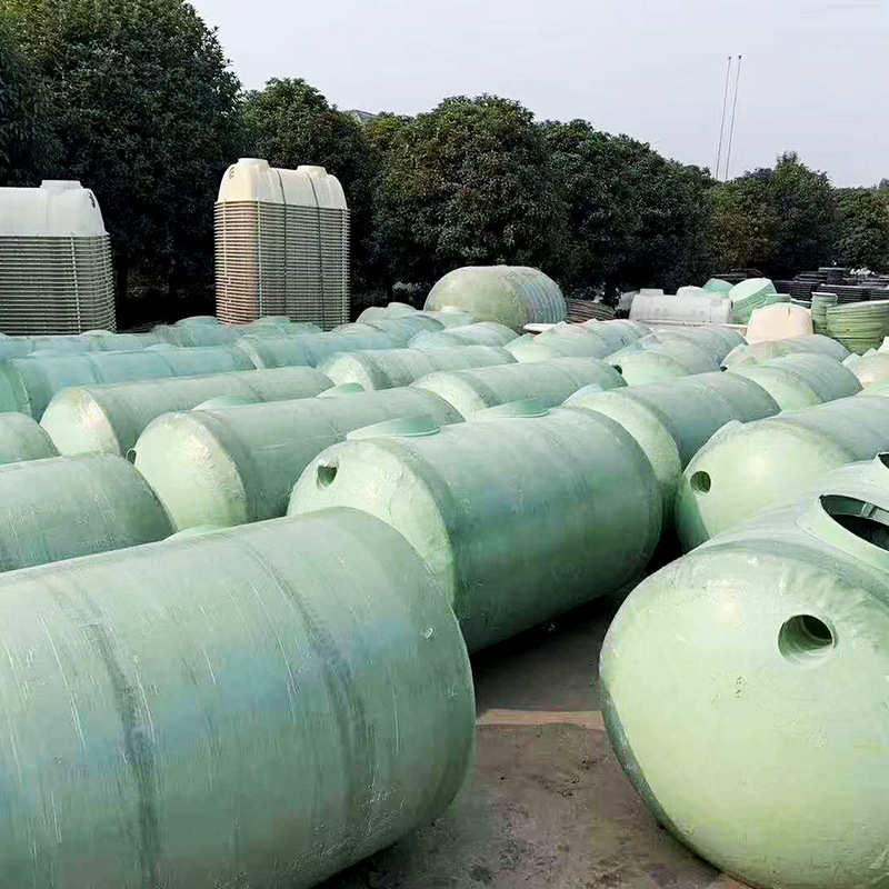 玻璃钢三格化粪池新农村厕所改造家用化粪池 消防水罐隔油池