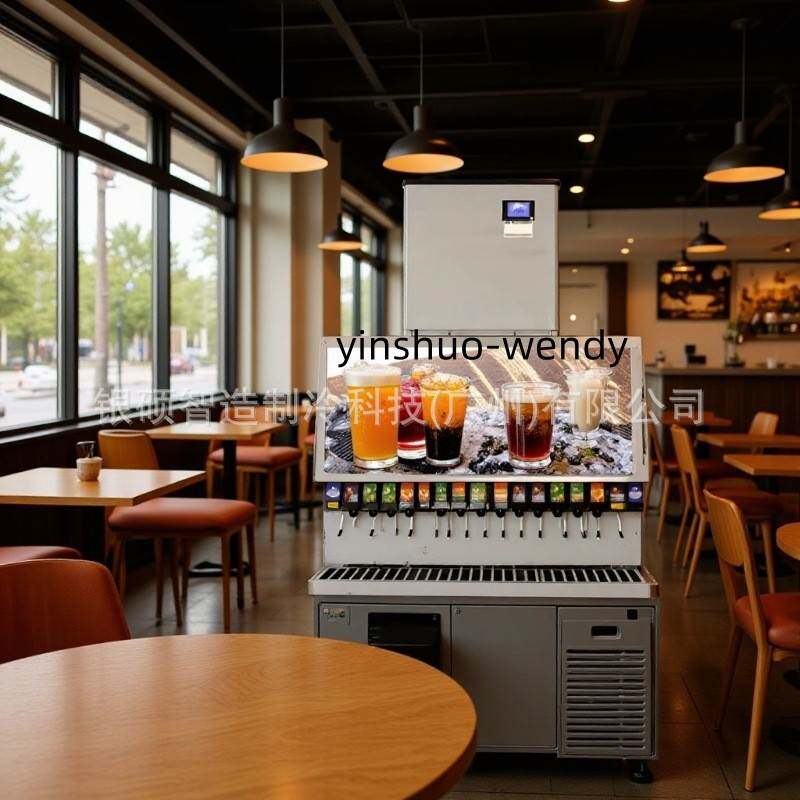 60HZ冰块可乐机12阀碳酸饮料机可乐机冰板机冰块碳酸饮料机板冰机