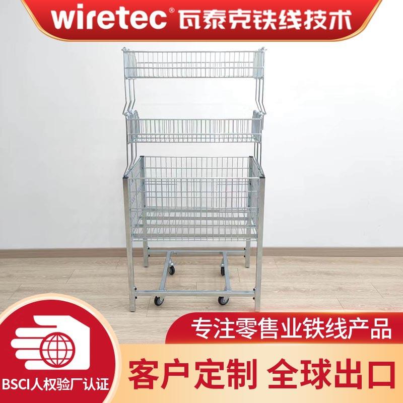 商超便利店金属铁丝网格促销架药店保健品展示架促销展架货架