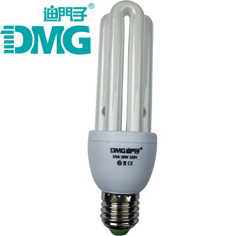 U型E27螺旋口2U诱蚊灯管灭蝇灯用紫外诱蚊3U灯管20W