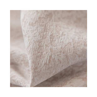 现货现代蔷薇卧室轻窗帘批发简约尼尔奢窗帘成品客厅遮光厂家雪