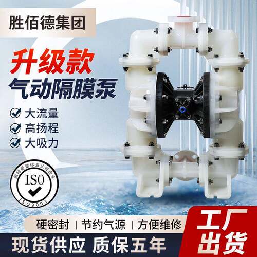 S20高扬程流量增压泵型非金属pp隔膜泵水处理工程塑料气动隔膜泵