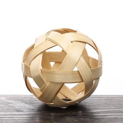 竹编装饰圆球手工diy竹制品创意农家乐挂饰幼儿园竹艺汽车吊饰