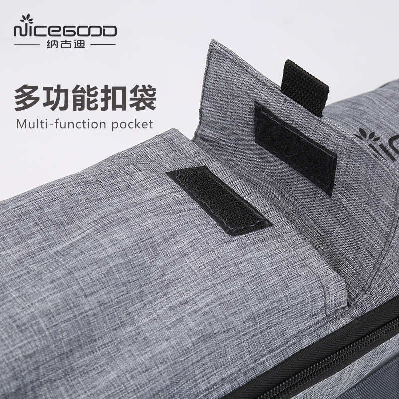 纳古迪大容量帆布防水单肩瑜伽健身运动瑜伽轮瑜伽服瑜伽垫收纳包