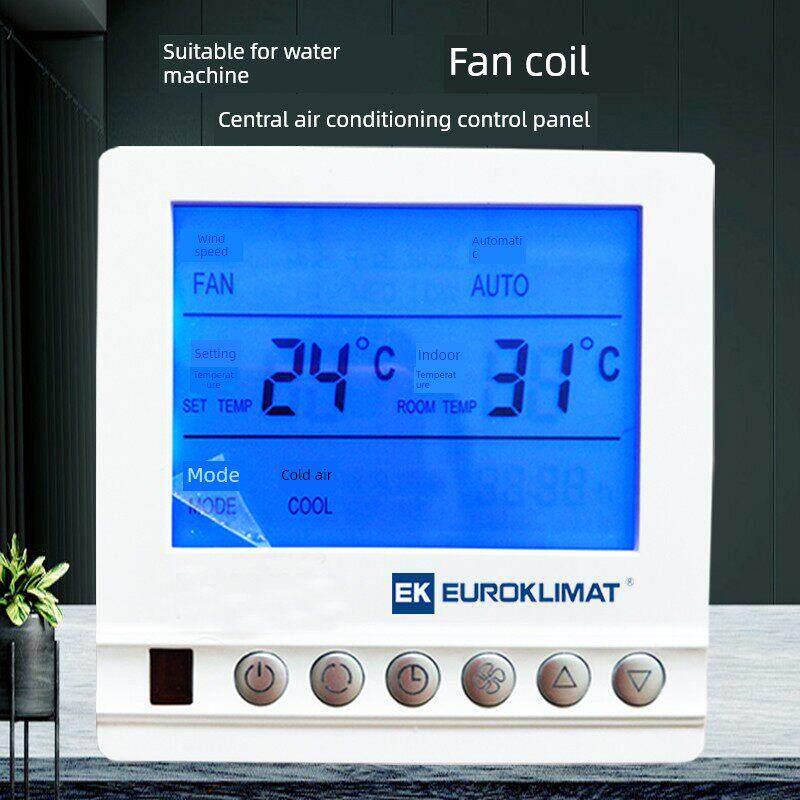 意大利Ek中央空调控制面板风机盘管三速开关面板