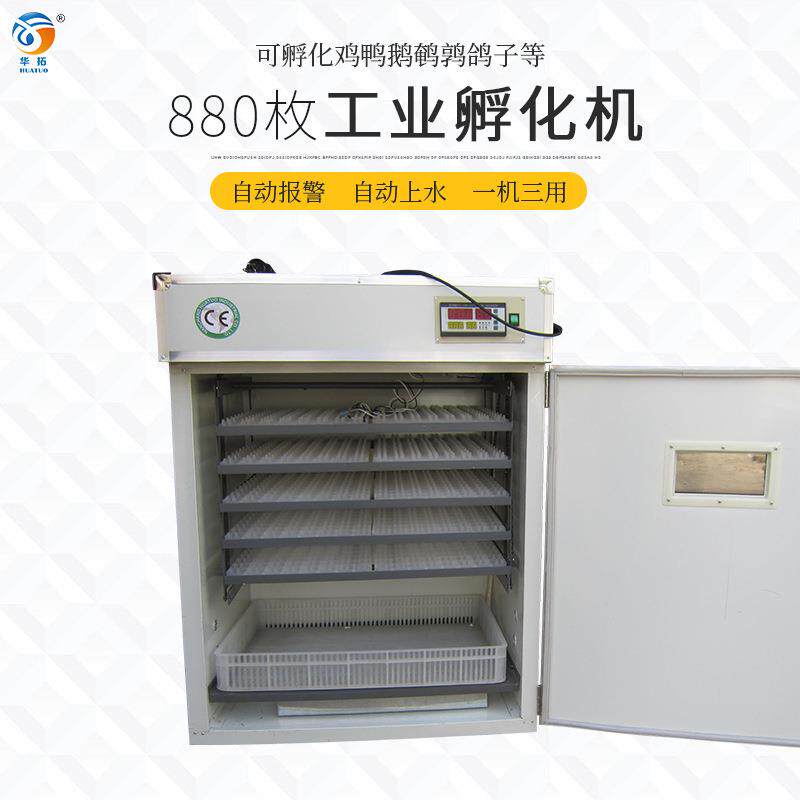 880枚小型全自动孵化机小鸡孵化箱鹌鹑孔雀孵化设备鸡蛋孵化器