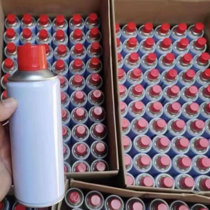 450ML注气空罐,用于喷漆罐灌装,1箱30瓶,一箱为一件货