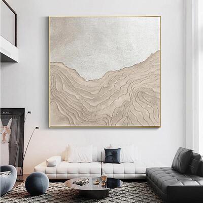 轻奢风格现代简约典雅抽象墙方单对餐厅装修画餐厅挂画