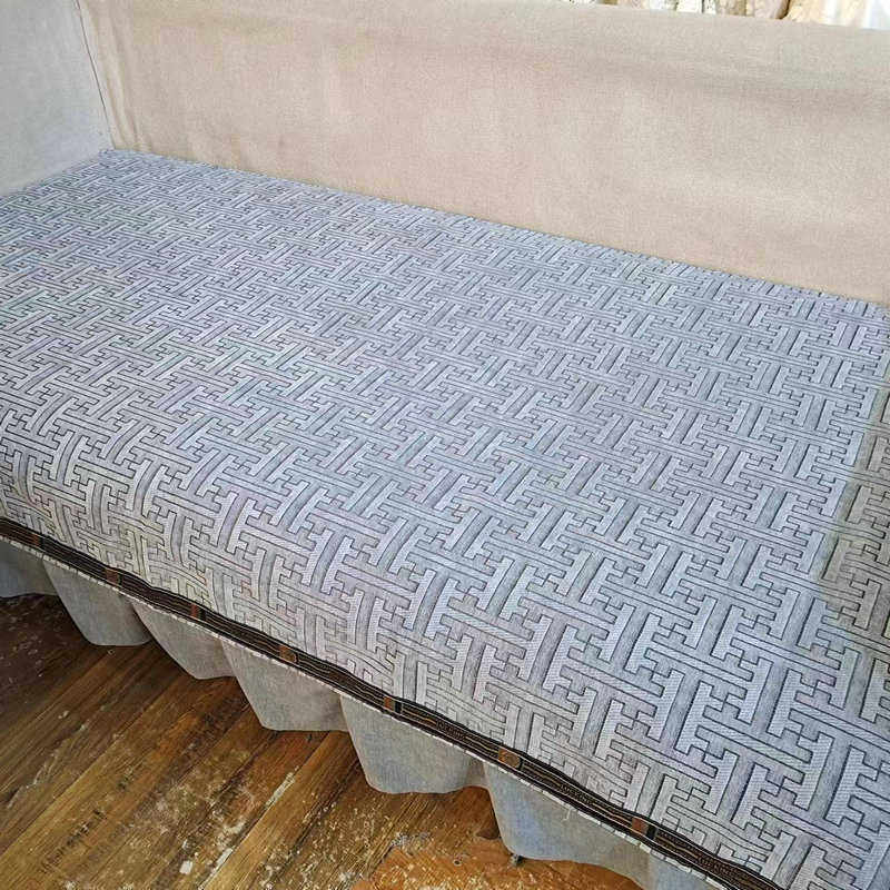 客厅整套北欧风沙发垫全包秋冬感轻奢带裙边简约沙发床垫套罩