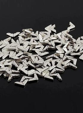 50Pcs/200Pcs Metal Book Corner Protector Vintage Scrapbook P