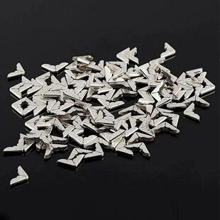 Book 50Pcs Metal Vintage Scrapbook Protector 200Pcs Corner