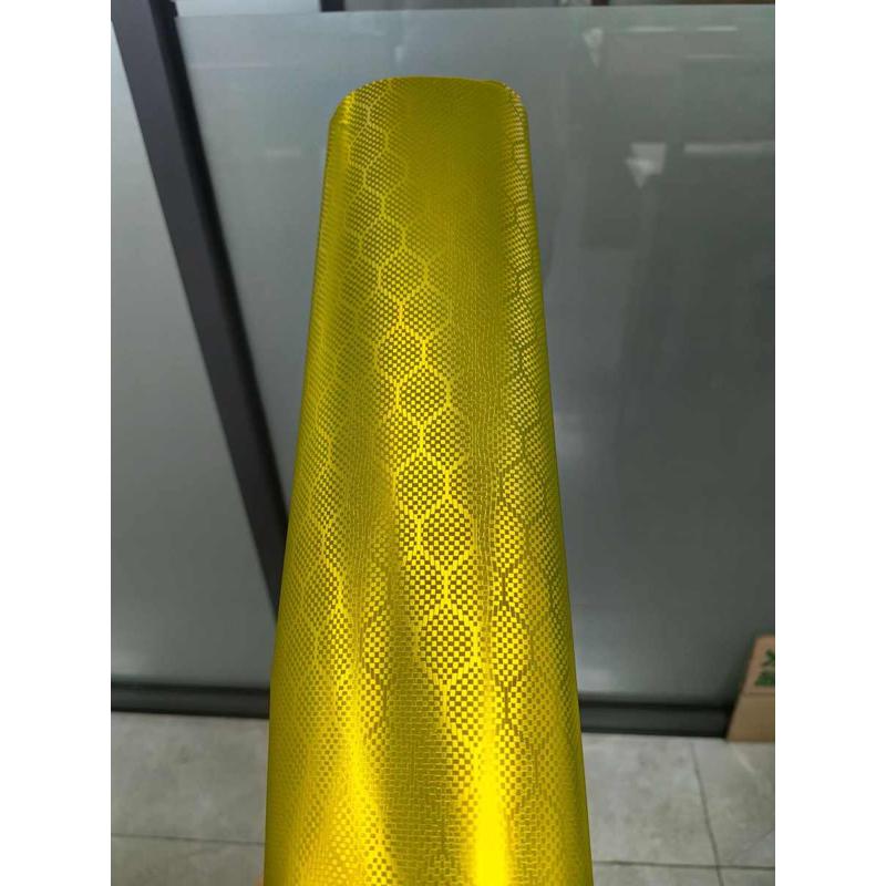 碳纤维贴纸形萎pet6d膜 蜂窝高亮碳纤维厂家贴膜内饰车身改色贴纸