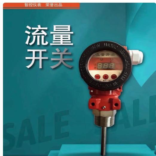 ZK-05热导式流量开关消防专用智能数显压力丝扣式控制器DN25螺纹图片