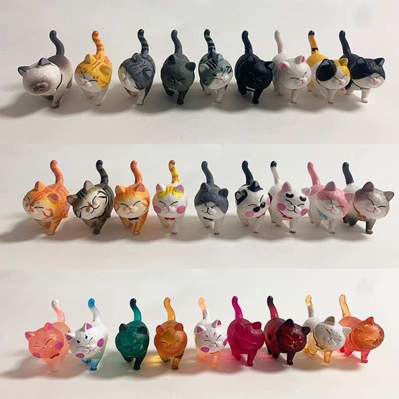 傲娇起司猫咪电视柜电脑背景墙家居装饰品摆件客厅桌面入户玄关