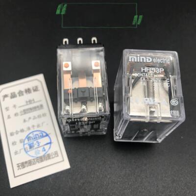 Mind无锡明达小型中间继电器Hh52P 53P-L 54P-Fl 62/63P 64Pc Fuj