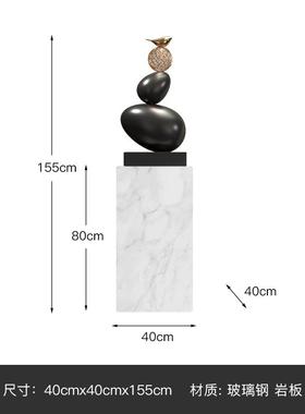 正品创意入户关柜塑办公室售楼处石来玄运转招雕财术摆件客厅艺样