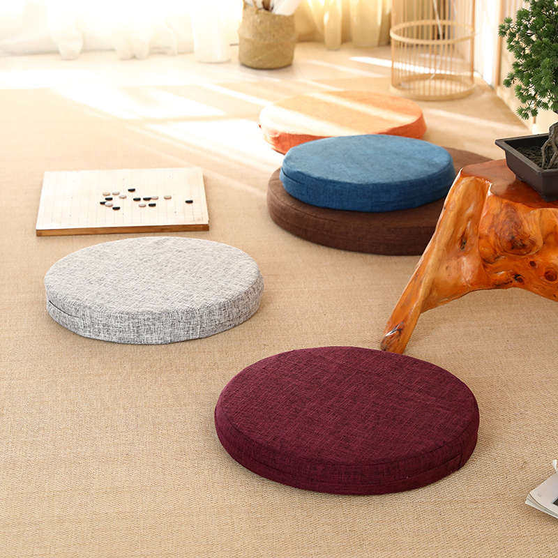 椰棕圆形艾炙蒲团坐炙仪亚麻坐垫地上打坐垫禅修垫榻榻米静坐禅垫,居家布艺,美臀垫/保健坐垫,淘宝优惠券,粉丝福利购,淘宝优惠卷