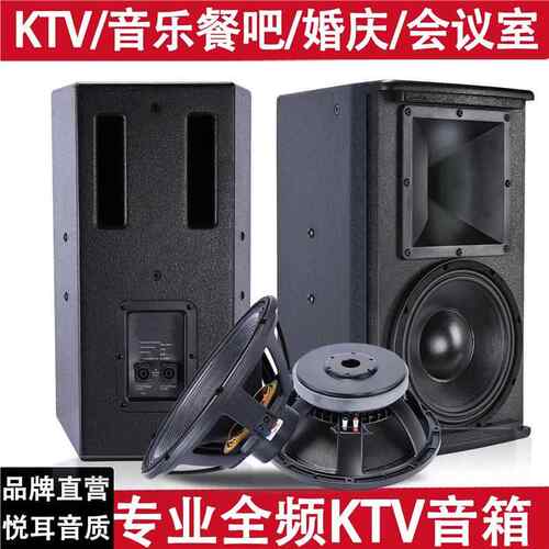 专业单1215M寸专业全频音箱庭娱舞乐KTV酒吧舞寸家台会议蹈室音响