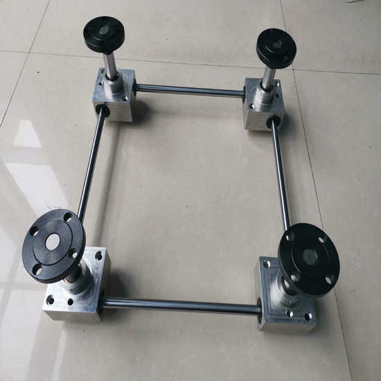 专业定制齿轮齿条同步升降器电动手摇涡轮自动气缸驱动升降平台