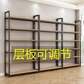 钢木货架阳台置物架多层功能落地展示架储物家用产品陈列架展示柜