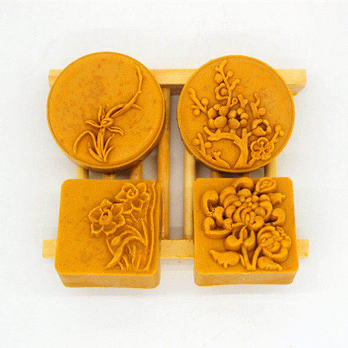 C1166-116975克冰皮月饼模 广式月饼模各式绿豆糕点模具硅胶模具