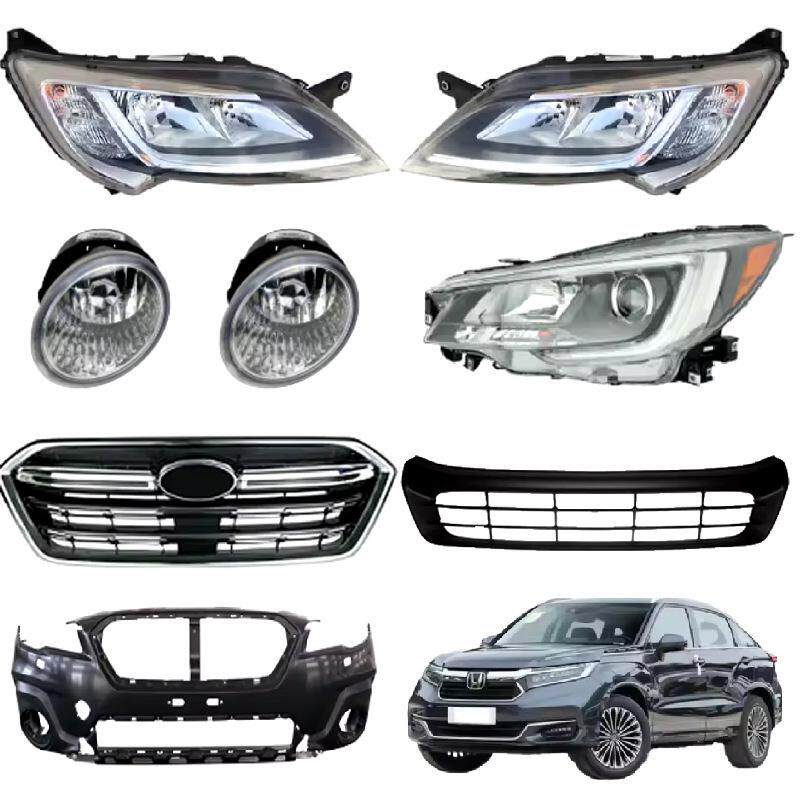 适用于17-23款斯巴鲁 热卖汽车前保险杠大灯雾灯尾灯配件