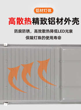 led金豆路灯头户外乡村道路照明40W50W60W80W小区街道路灯