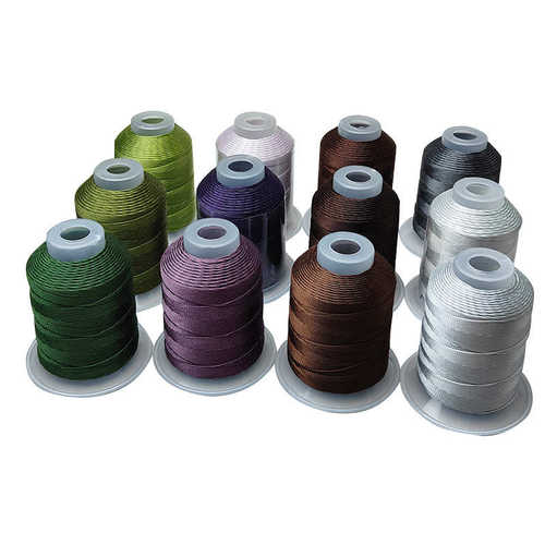 厂家直销涤纶编织绳子12股线套装 手工材料编绳线玉坠吊坠挂绳线