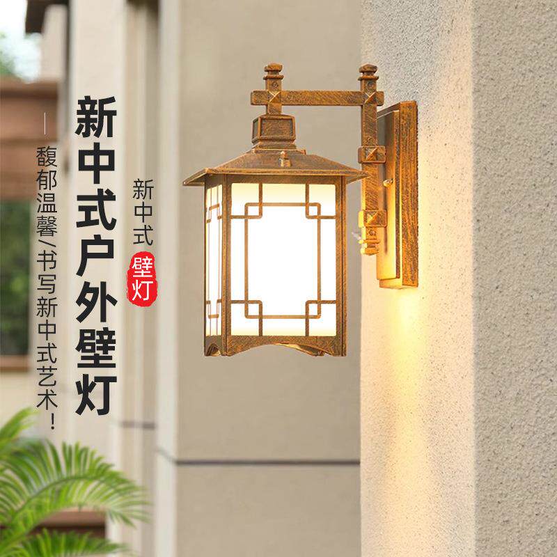 新壁小窗花/中墙式窗花太阳能灯别墅庭院外柱超亮户外阳台防水大