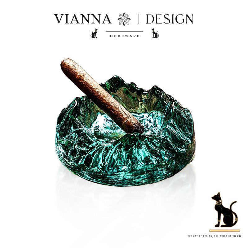 VIANNA丨焕川·PYIT轻奢烟灰缸时尚个性家用客厅办公室玻璃烟缸