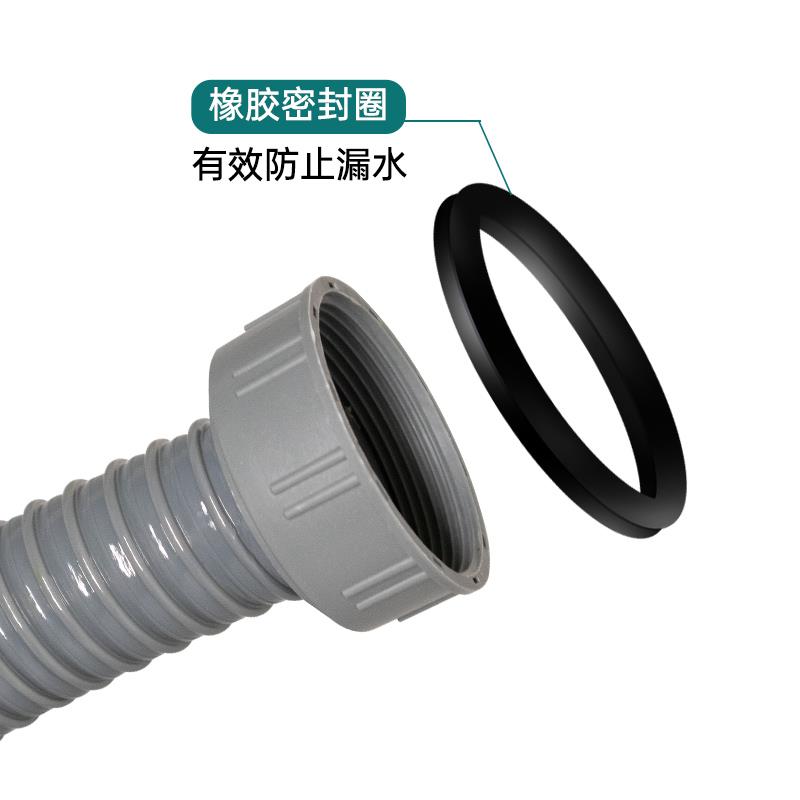 厨房双槽洗菜盆下水管不锈钢水槽垃圾处理器双接头连接管排水配件