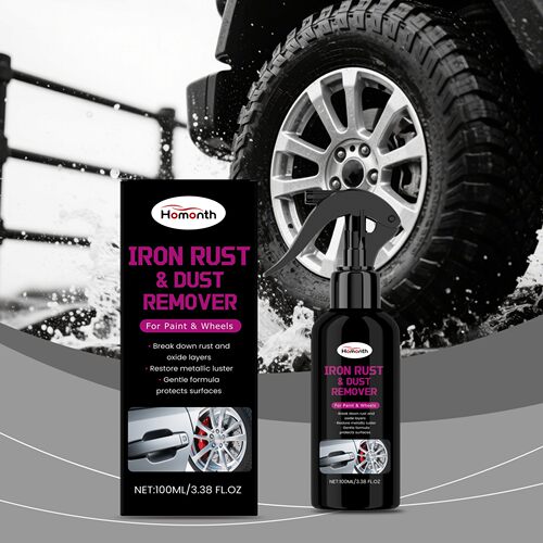 HOMONTH Car Wheel Rust Remover Spray - Metal Rust Stain Clea