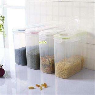 cans cereal storage container sealed box kitchen