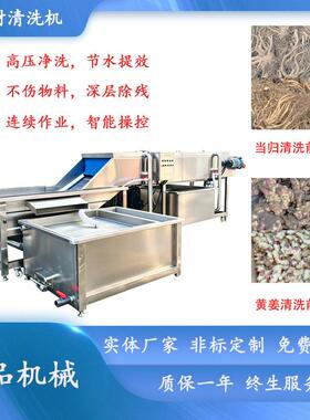 商用全自动大姜清洗机 多功能土豆红薯清洗设备 生姜小黄姜洗泥机