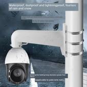 1602升级款 抱杆两用48mm卡口 高速球机监控支架铝合金防锈防雨壁装