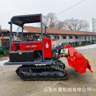 微耕机水旱两BNQ用农用翻地打微田耕机履带旋耕机四轮大地打田耕