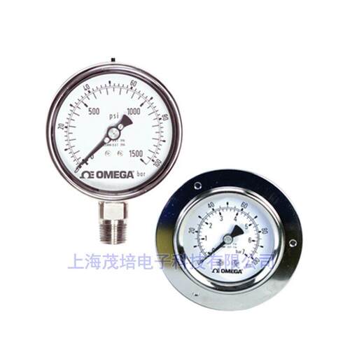 美国奥米佳压力表PGM-63L-15PSI/1BAR,PGM-63B-30PSI/2BAR
