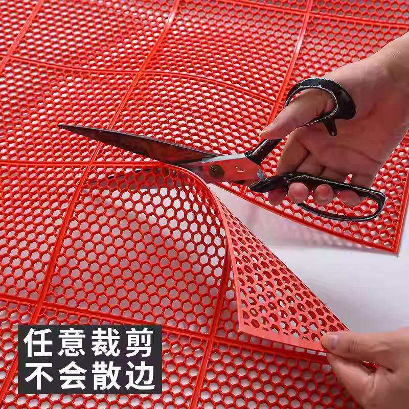 室外镂空防滑地垫加厚牛筋蜂窝厨房浴室门厅卫生间防水橡胶脚垫子