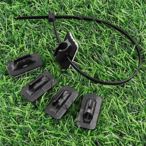 5Pcs Bicycles Brake Cable Line Fixed Base Clamps Housing