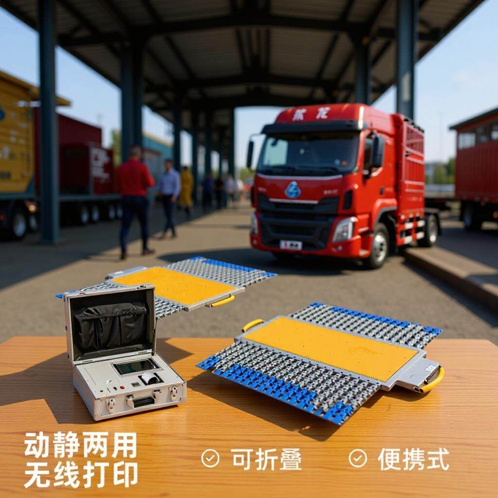 青海便携式称重仪生产厂家CZY1-40T无线带打印汽车便捷移动地磅