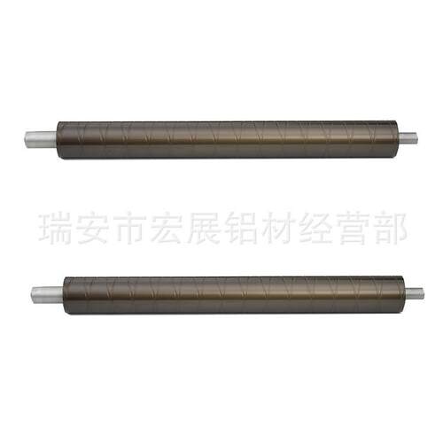 淋膜机模切机吹膜机凹版印刷机配件茶色硬质氧化铝导辊铝合金导辊