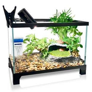 家用缸生态白晒台带玻璃缸乌龟客厅超鱼缸专用乌龟缸饲养龟
