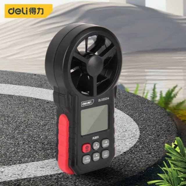 dl33便携式deli风速仪数字测量仪测试仪风仪高精度风温测