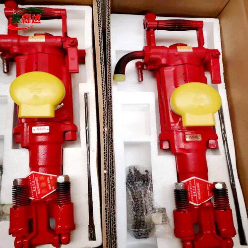 英森达厂家供应矿山开采钻孔凿岩工具天水YT26凿岩机手持26凿岩机