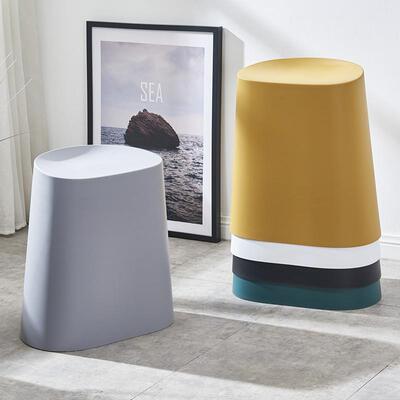 红塑料凳子收尚纳桶凳约加厚成人餐凳时创见详情意家用圆凳现代简