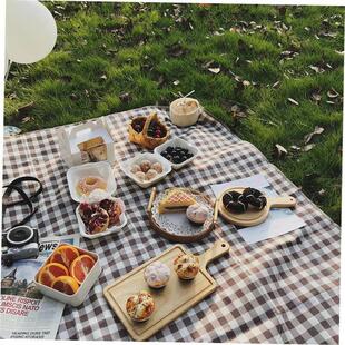 Outdoor Thicken Pad Blanket Camping Beach Plaid Picnic Mat