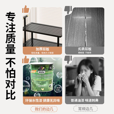 客厅小推车可移动茶几小桌子小户型极简风沙发边几非实木置物架子